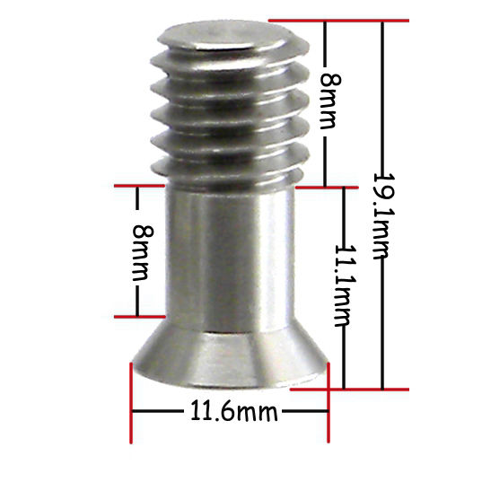 19mm Bullet Screw